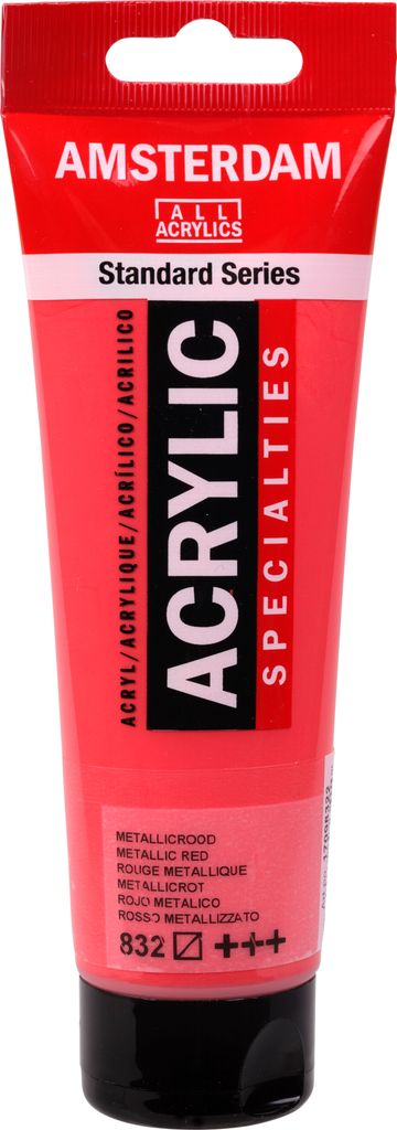 Royal Talens Acrylfarbe Metallic Rot 120 ml - Amsterdam Specialties