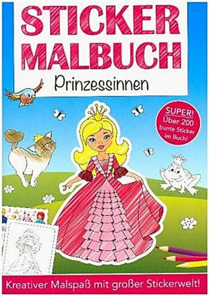 Stickermalbuch Prinzessinnen