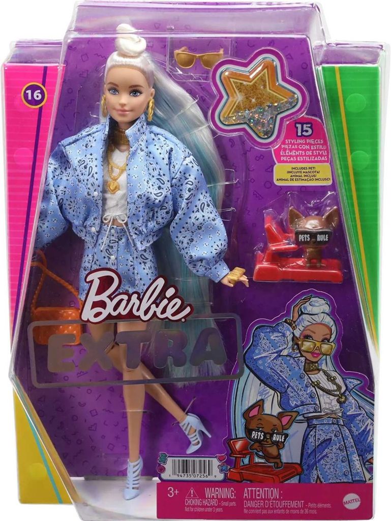 Barbie Extra HHN08, Módní panenka, Ženy, 3 rok/roky, Dívka, Obrázek produktu 