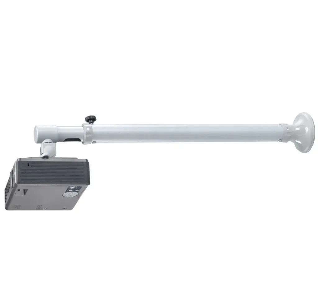 Support vidéo NM 73-123 argenté en aluminium avec inclinaison réglable