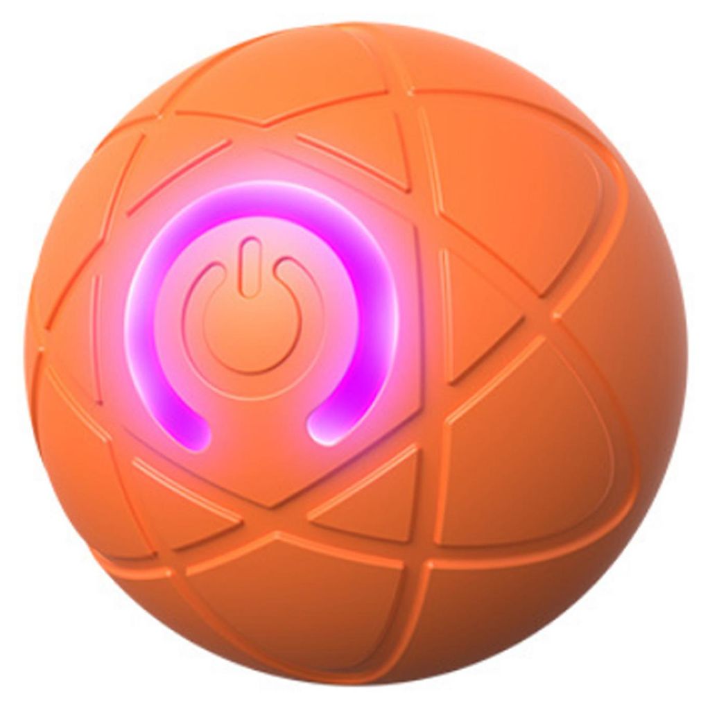 Hüpfball mit LED-Licht für Haustiere – gegen Langeweile und Stress – Intelligenter, interaktiver Spielzeugball für Katzen und Hunde – USB-...