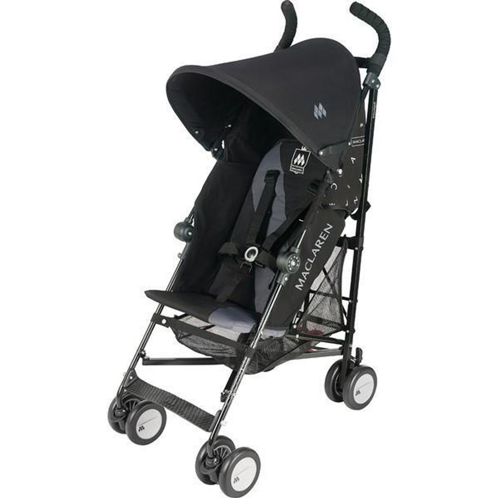Maclaren Universal Twin Buggy Wickeltasche Schwarz Schwarz One Size