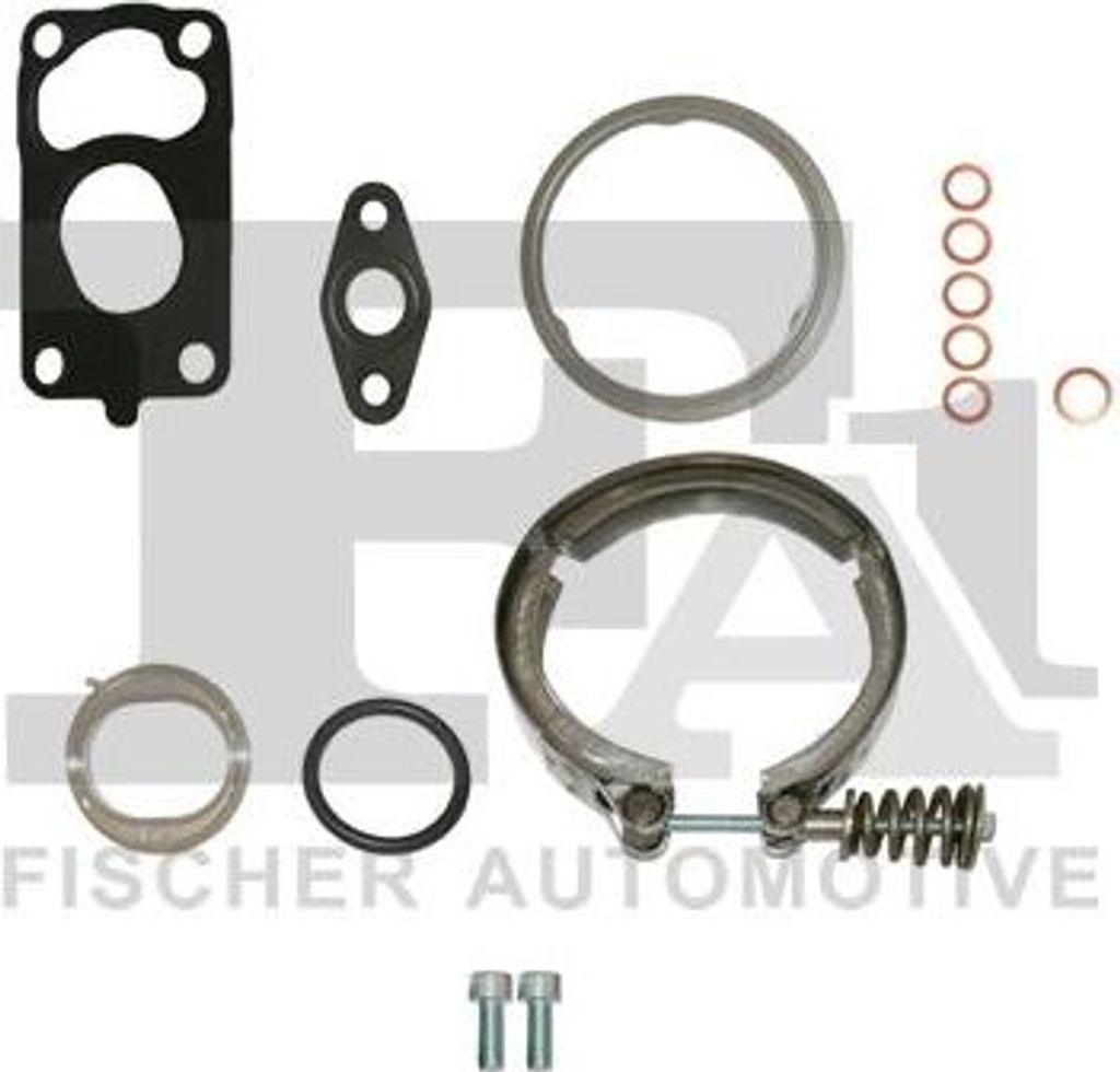 FA1 KT100160 Montagesatz, Turbolader OE kompatibel mit 3er E90, 3er E92, 3er E91, 5er E60, 5er E61, 6er E63, 6er E64, X3, X5, X6