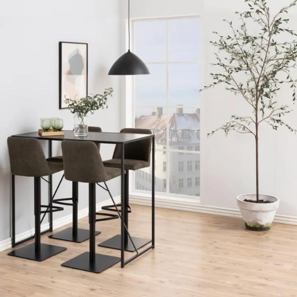 Sgabello Avanja Antracite Regolabile | Arredo Bar Moderno e Chic - 15