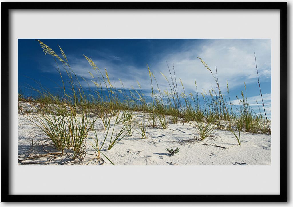 Bild 70x50 MDF-Rahmen Wandkunst Strandlandschaften