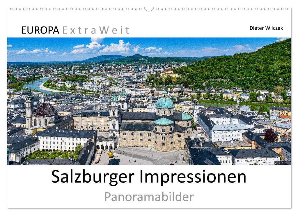 Salzburger Impressionen - Panoramabilder (Wandkalender 2026 DIN A2 quer), CALVENDO Monatskalender