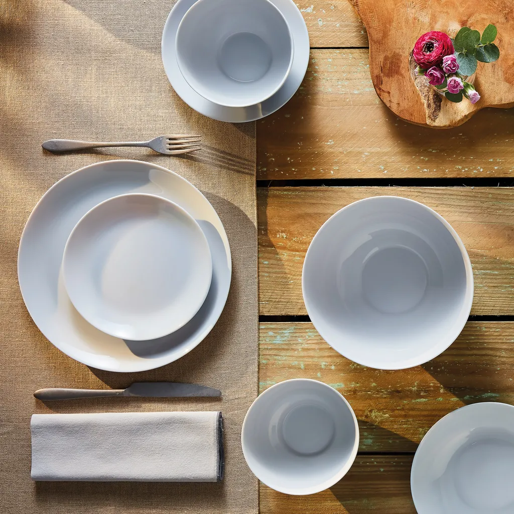 Offerta Servizio Piatti Luminarc Diwali 19 Pezzi - Grigio Granito Vetro