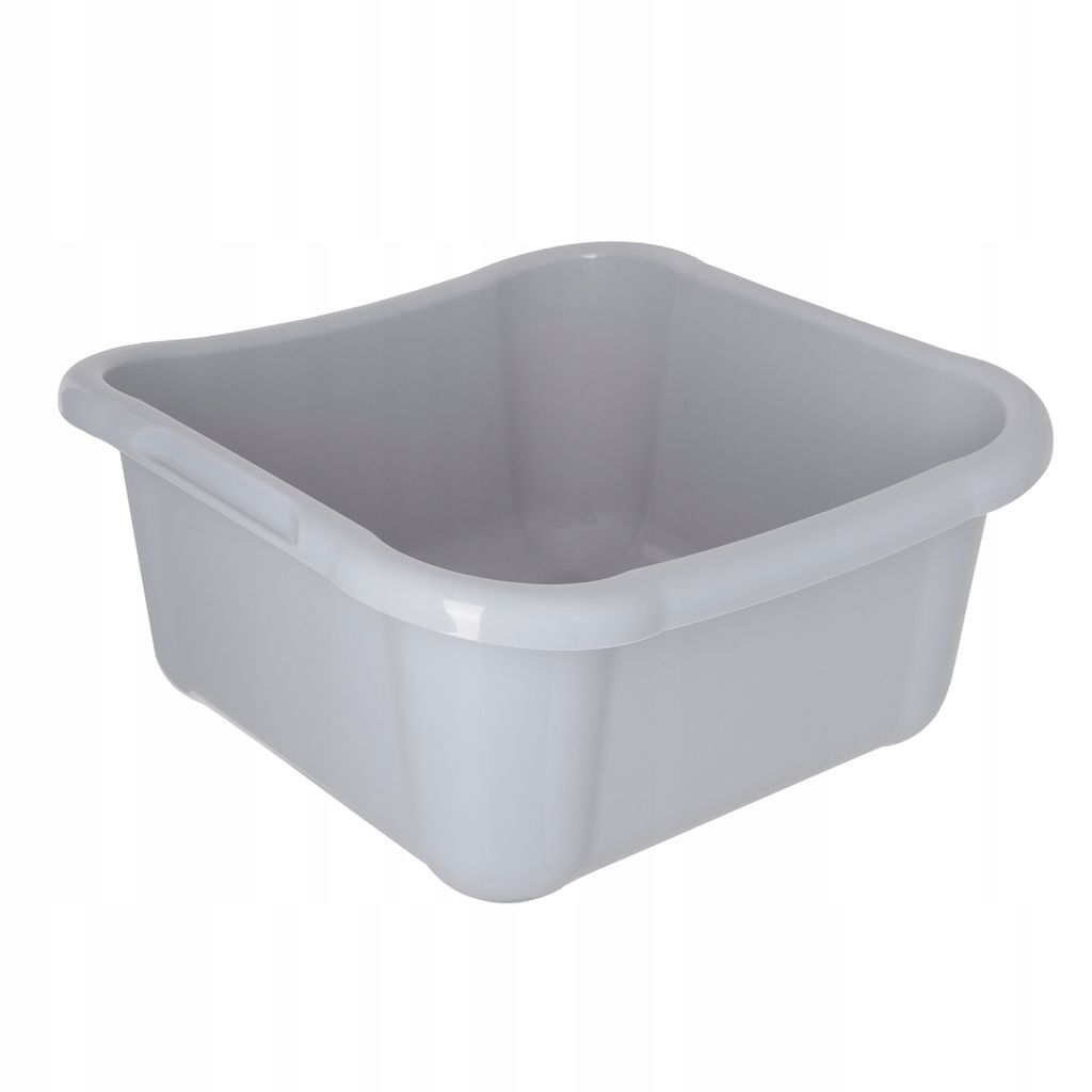 KADAX ciotola quadrata in plastica 12L grigio chiaro per Immagine del prodotto 