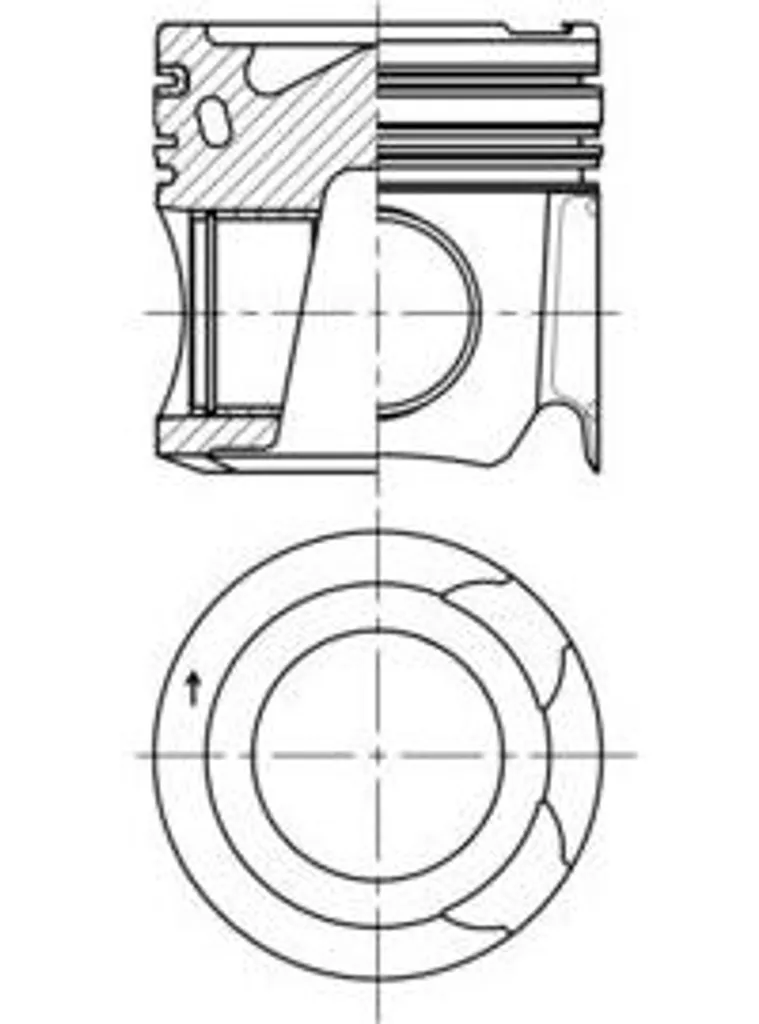 Stop perte de compression : Piston KOLBENSCHMIDT 41276600 BMW E91