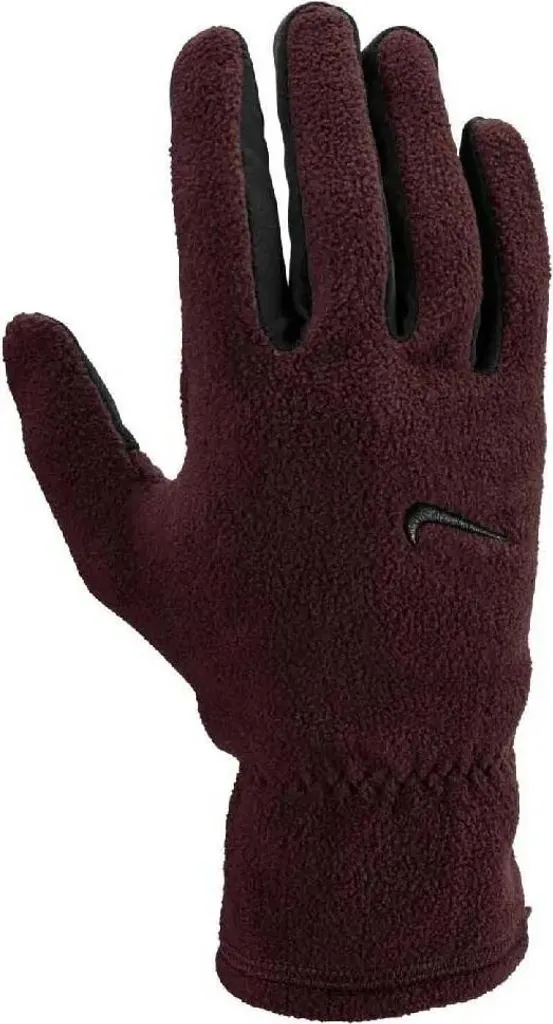 Gants Nike Therma-FIT Fleece Doux et Chauds Femme Taille M Rouges