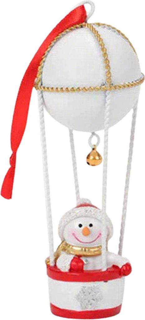 Weihnachtsmann Hirsch Heißluftballon Ornament Eisen Weihnachtsmann Heißluftballon Dekoration Handbemalt Weihnachtsbaum Dekor