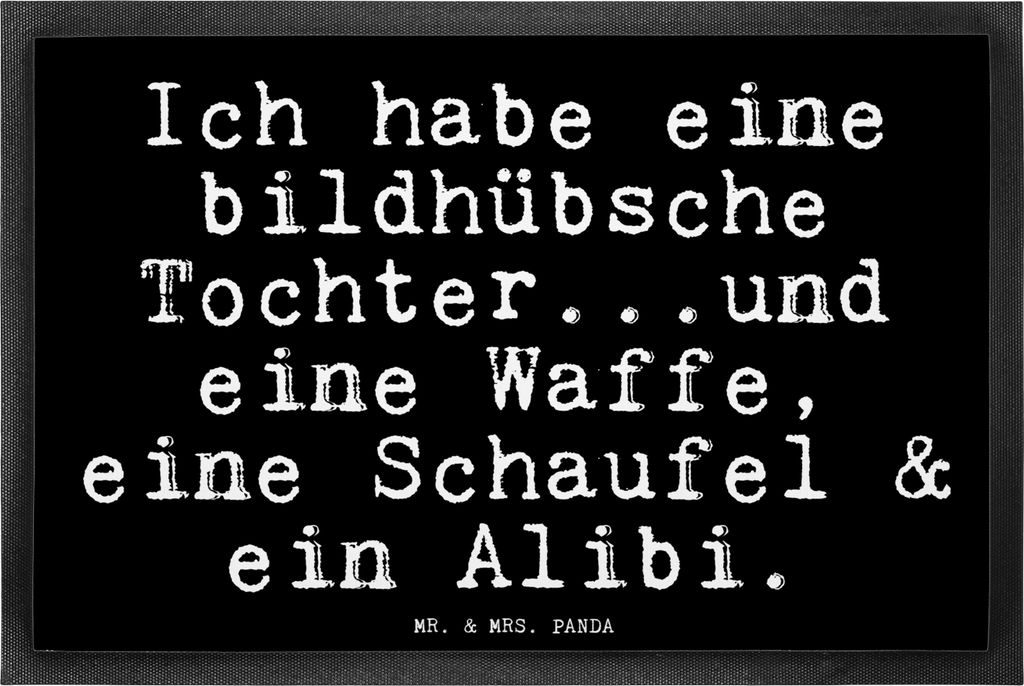 Mr. & Mrs. Panda Fußabtreter Ich habe eine bildhübsche... Produktbild 