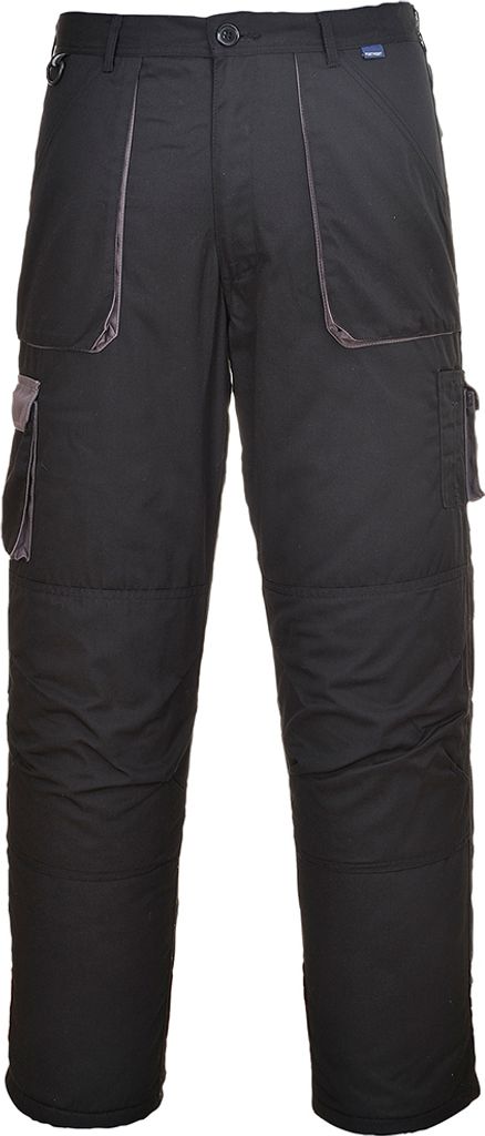 Portwest TX11 Portwest Texo Kontrast-Hose Black Tall Gr. M