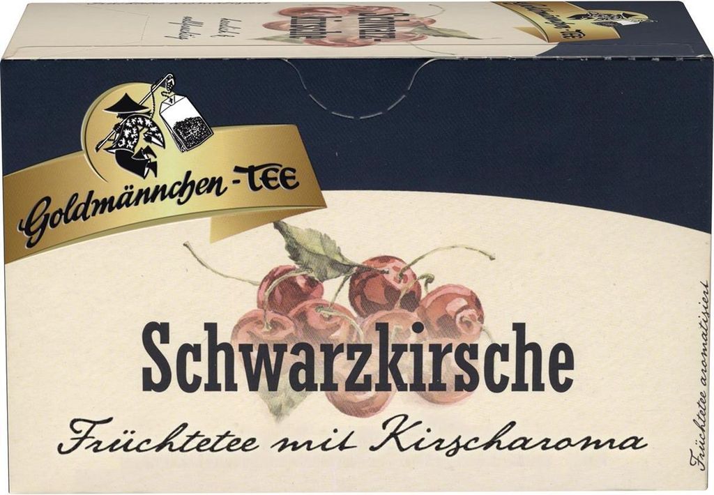 Goldmännchen Tee 4482 Schwarzkirsche 20 St./Pack. Produktbild 