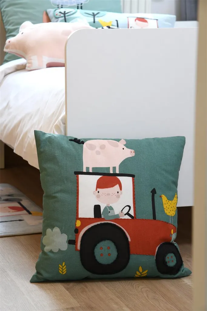 Coussin TOM 40x40 cm en coton naturel : Douceur et Qualité Supérieure