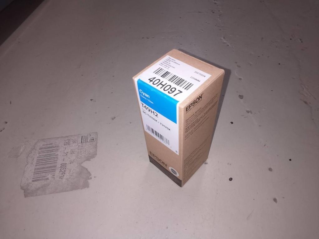 Epson SC-T3100x, cartucho de cian de 140 ml, modelo T49H, Imagen del producto 