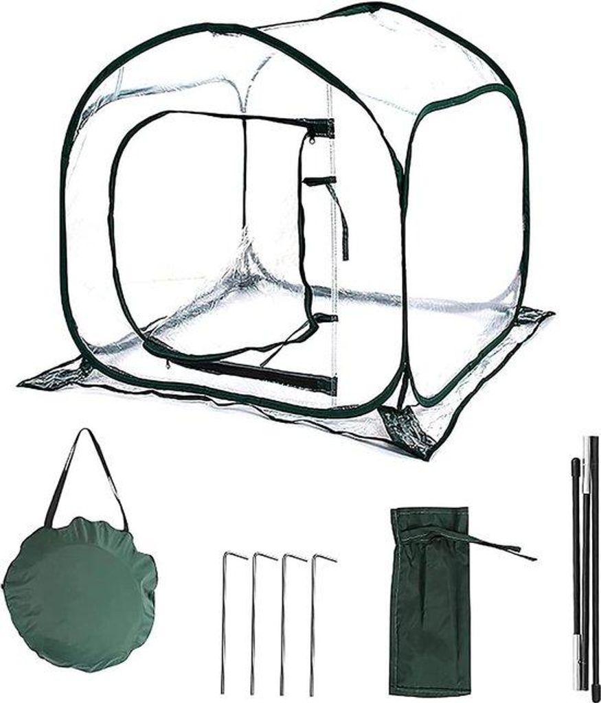 Famanu Mini-Gewächshaus Pop-up Design - Winterschutz 80 x Produktbild 