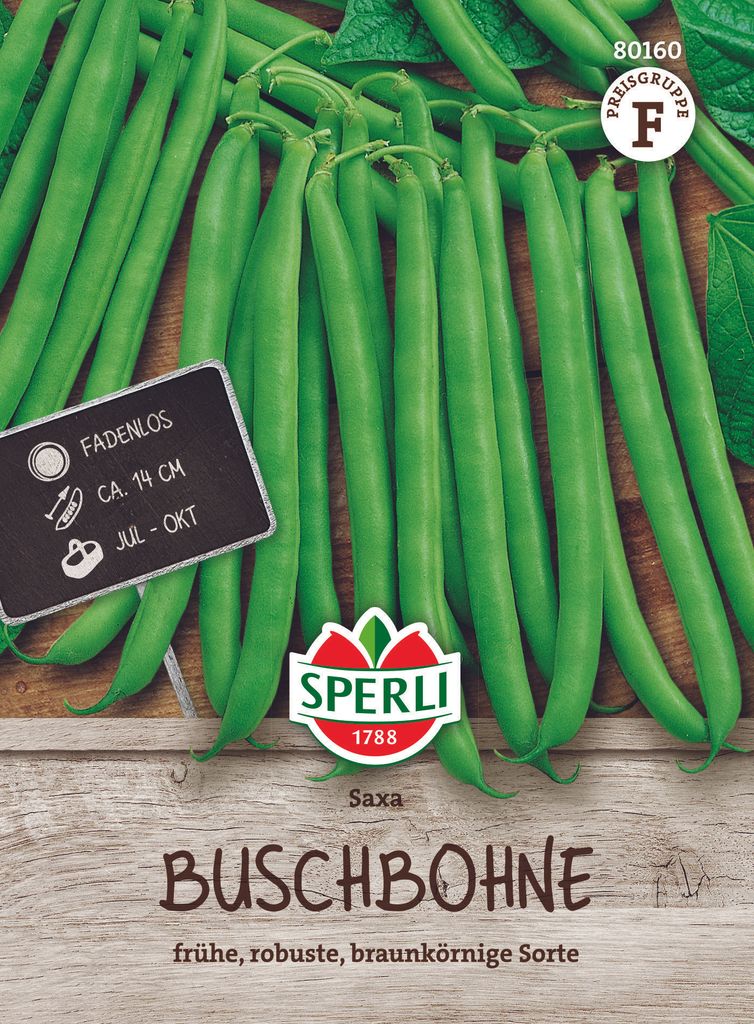 Sperli Buschbohnen Saxa - Gemüsesamen