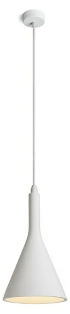Suspension LED E27 15W en plâtre naturel à peindre pour cuisine