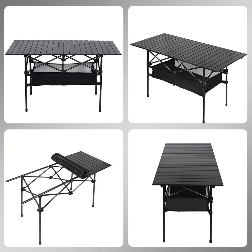 Table de camping stable et portable : finis les repas encombrants au sol - 7