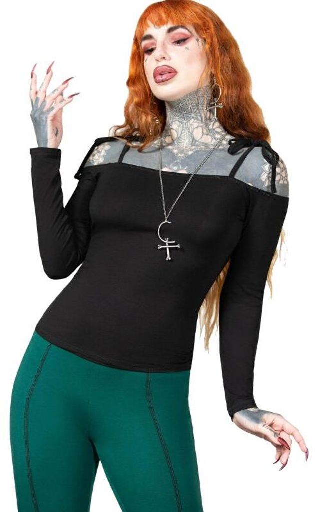 KILLSTAR Bardot Top - Withering Wench M
