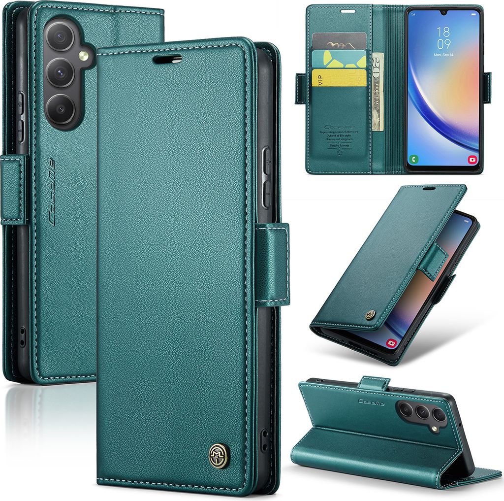 Pouzdro Galaxy A34, kožené pouzdro s funkcí stojánku pro Obrázek produktu 