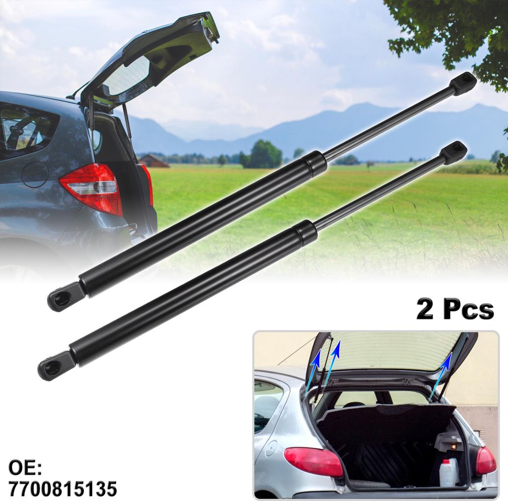 2x Gasfeder D?mpfer Heckklappe 7700815135 Gasdruckd?mpfer Gasdruckfeder fš¹r Renault Twingo I 1993-2007