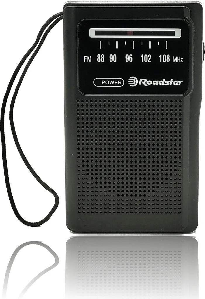 Radio Portatile per Anziani e Casa Roadstar TRA-1230/BK | Facile e Nera