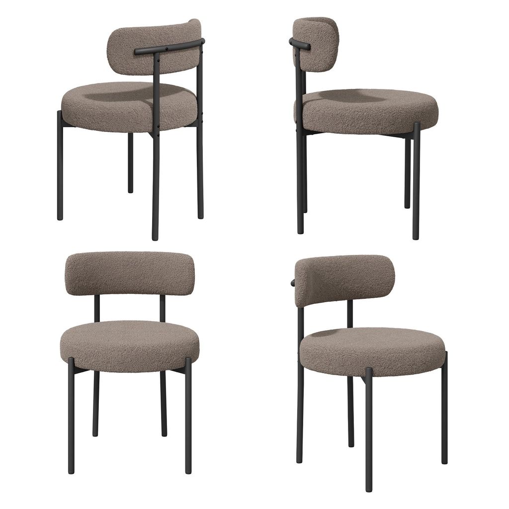 Hawthyhome  Chaises de salle à manger (4 pièces) Teddy Image du produit 