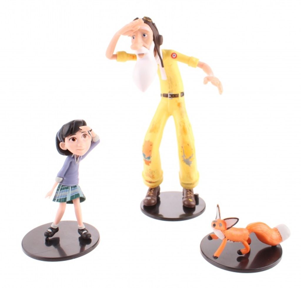 Hape Der kleine Prinz Spielfiguren Set Mädchen Pilot Fuchs Film