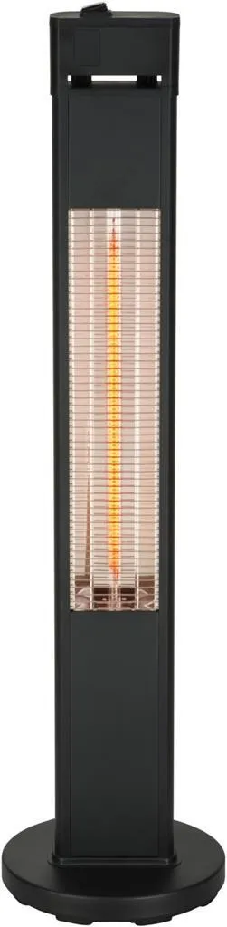 Chauffage extérieur NABO HO 1600 noir de 1600W en aluminium robuste