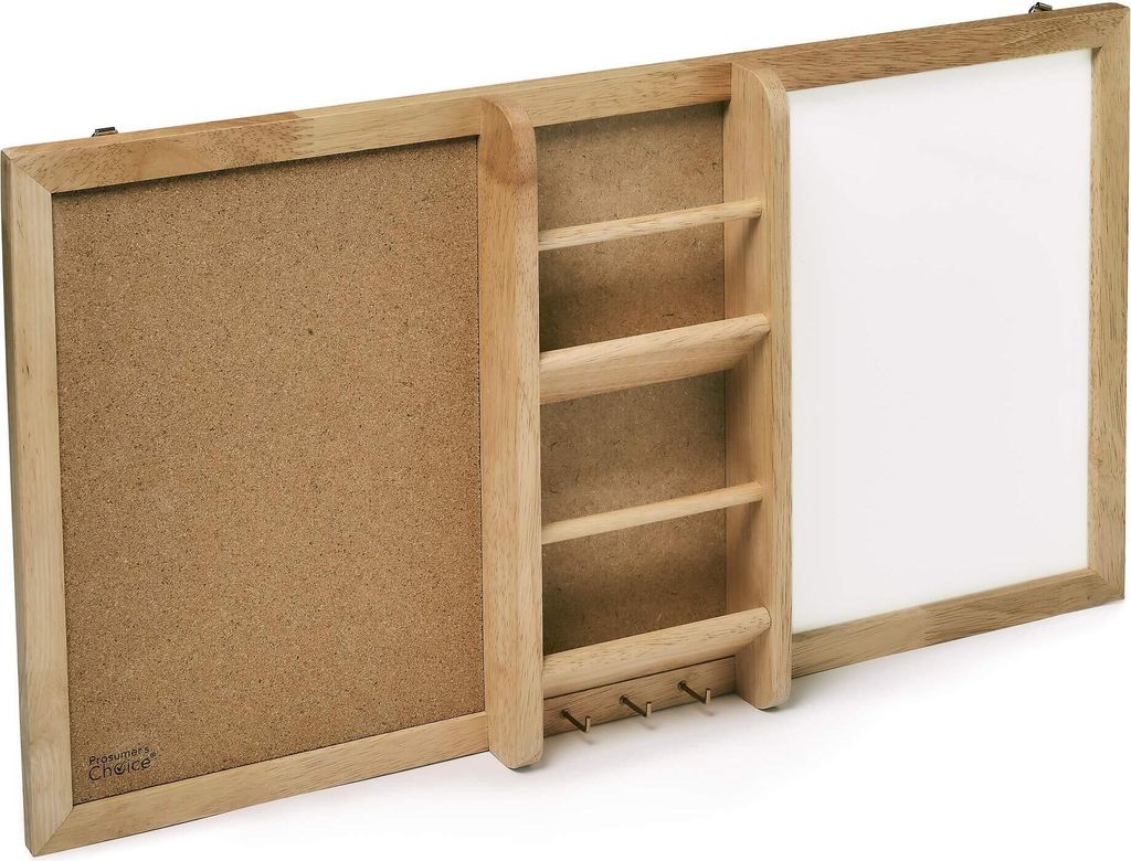 Prosumer'S Choice  PROSUMER'S CHOICE KORKTAFEL UND WHITEBOARD, Natürliches Holz Kork