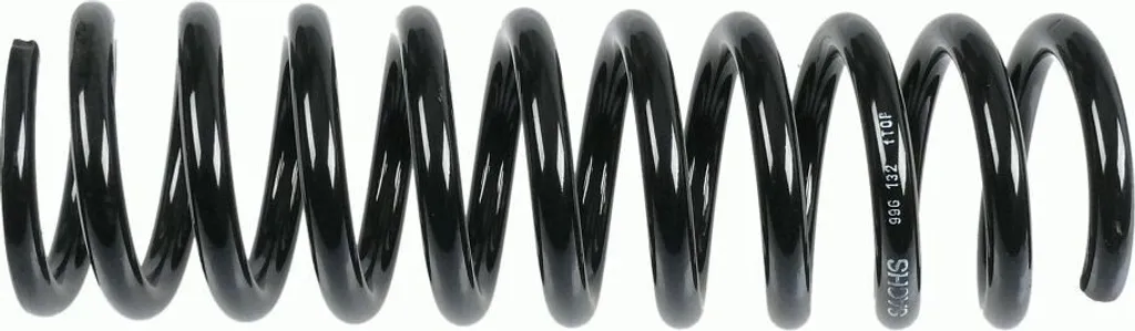 Ressort hélicoïdal arrière SACHS 996132 pour Cabriolet Classe E A124