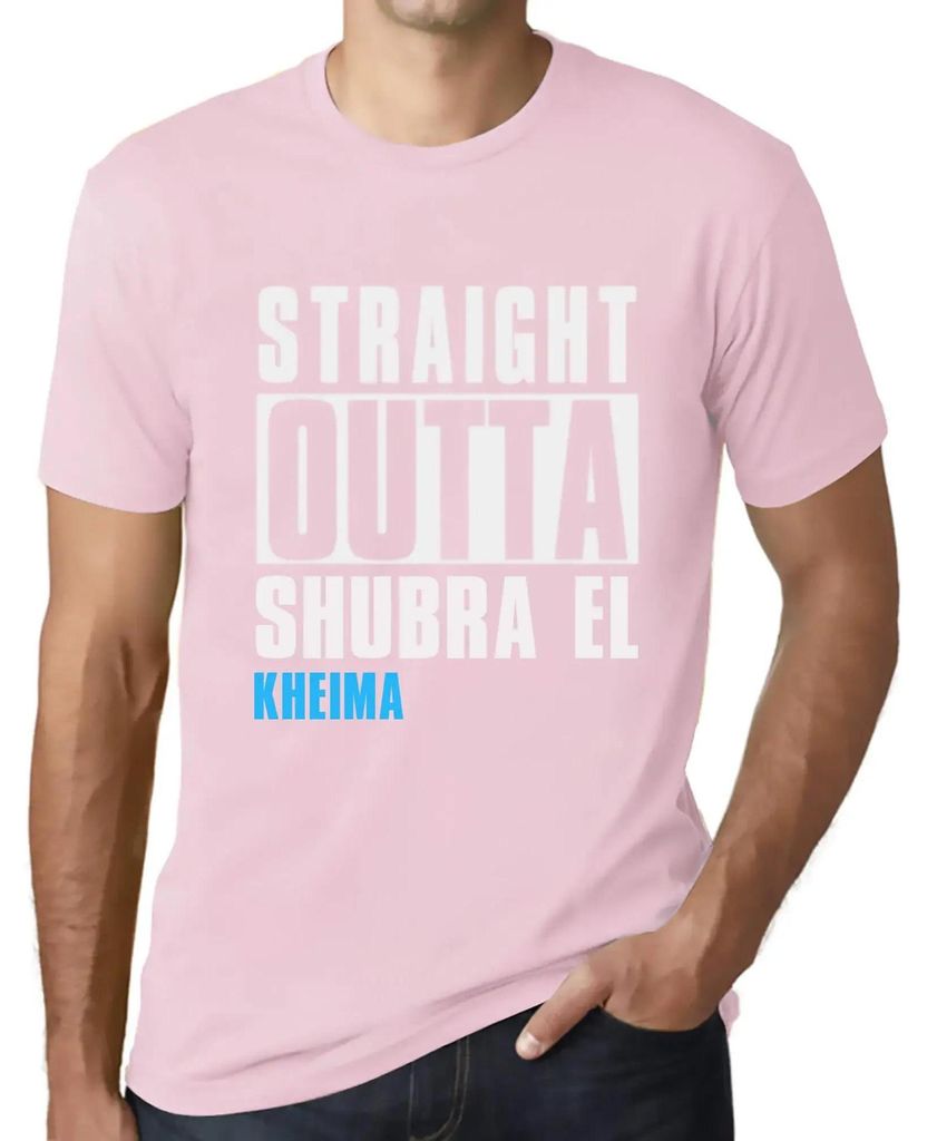 Herren Grafik T-Shirt Direkt aus Shubra el kheima – Straight Outta Shubra El Kheima – Öko-Verantwortlich Vintage Jahrgang Kurzarm Lustige Druck