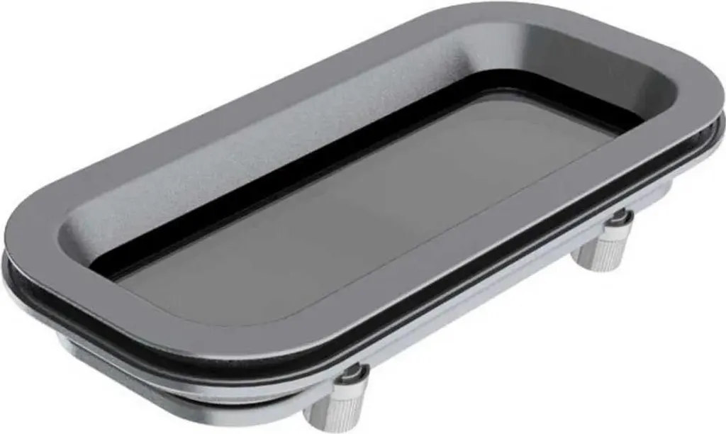 Grille de ventilation Vetus Pz611 A1 robuste en aluminium anodisé