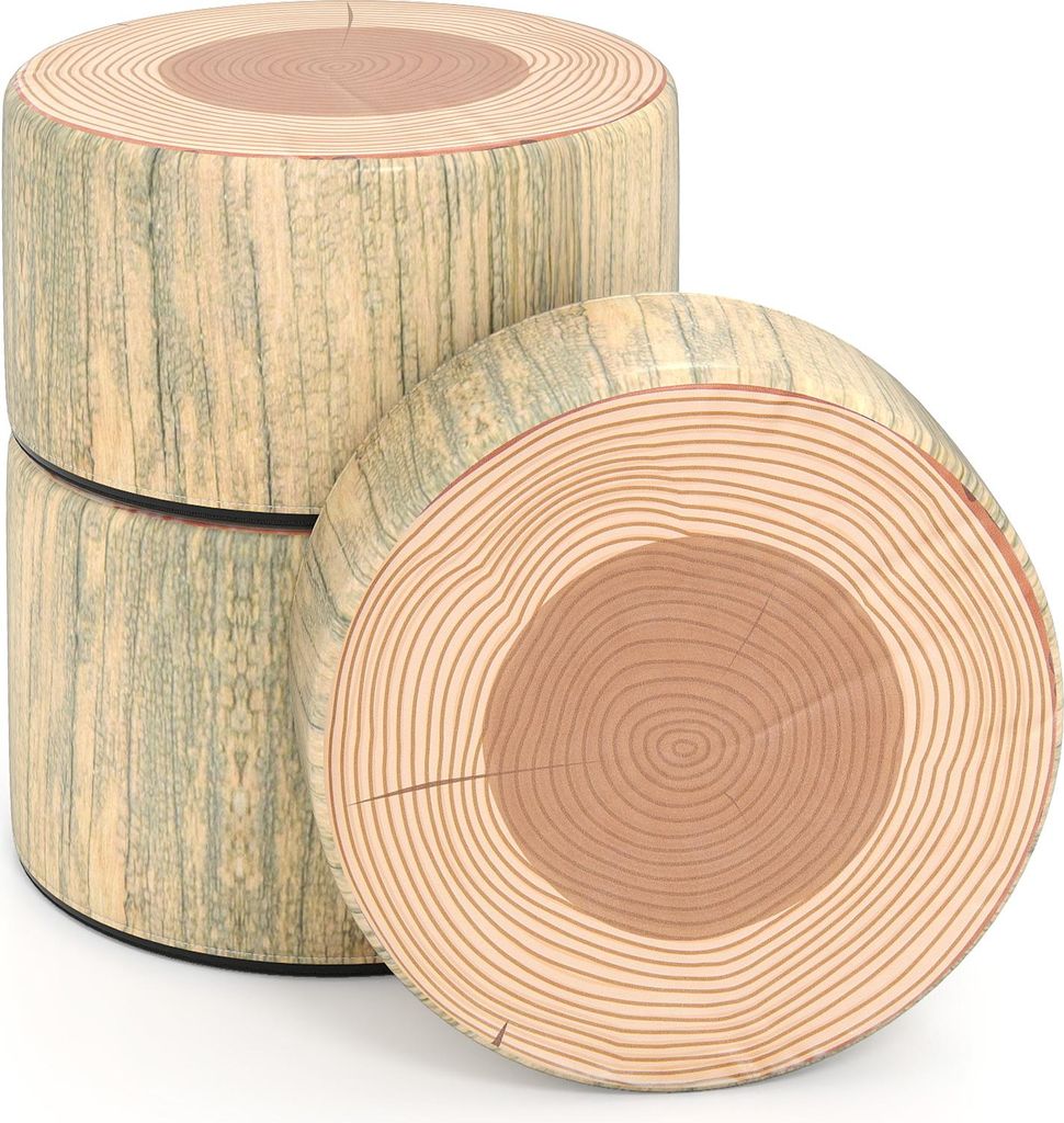 COSTWAY Set de 3 tabourets pour enfants, Coussin de sol Image du produit 