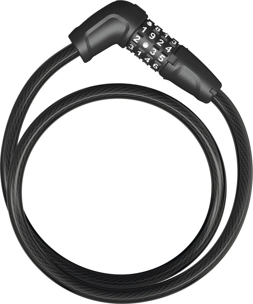Antivol Câble pour Vélo ABUS 6412C 85cm Serrure à Code sans Clé SCMU