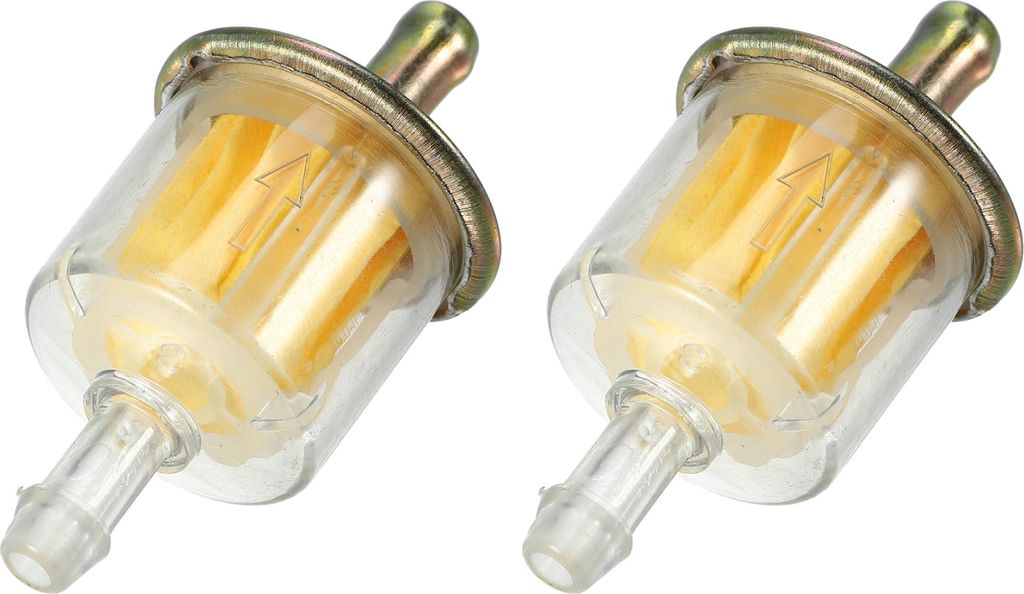 Motorrad passt zu 3/8-Zoll-Gas-Inline-Kraftstofffiltern, langlebig (Set aus 2 Stück)