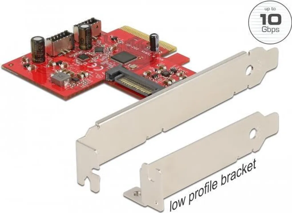 Scheda Controller Delock PCIe 2x USB Type-E 10Gbps per Creator - 3