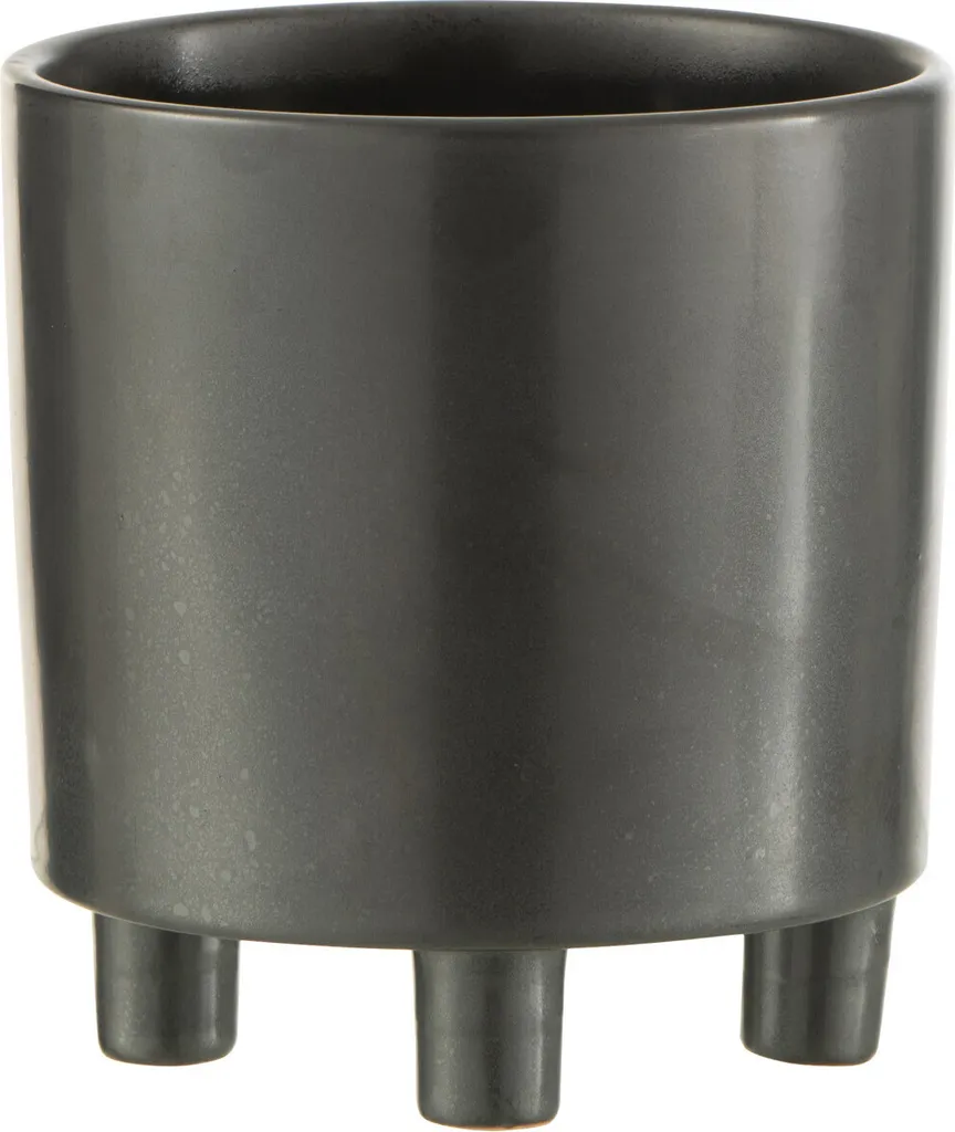 Sublimez vos plantes avec le cache-pot J-Line Smoke gris anti-rayures