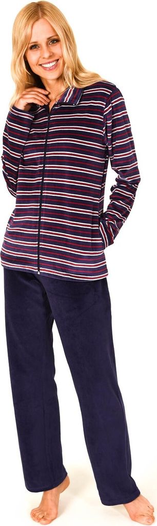 Damen Hausanzug Homewear Nicky Velvet - 57669;navy,36