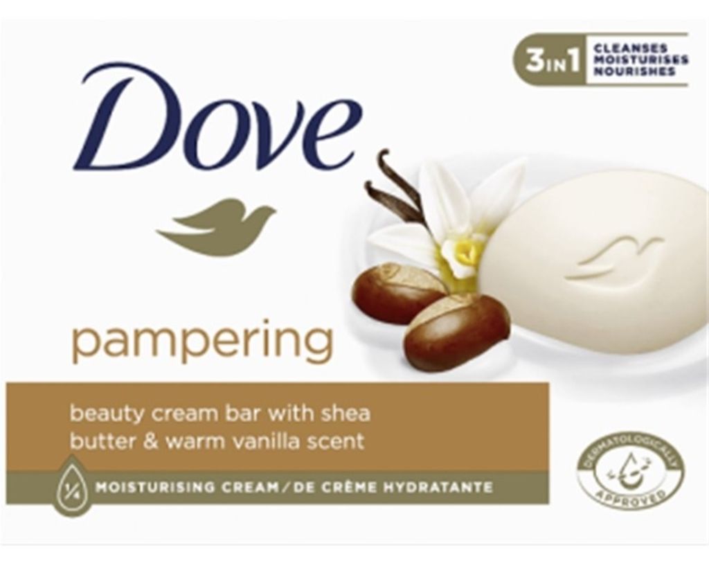 Dove Seife Cream Bar Shea Butter Waschstück weiches Produktbild 