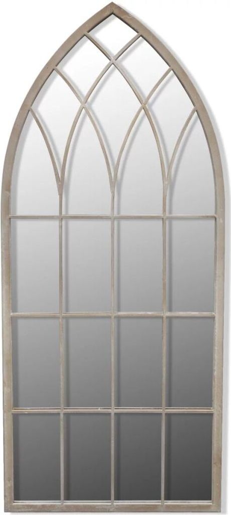 vidaXL Specchio da giardino rustico ad arco 50×115 cm per Immagine del prodotto 