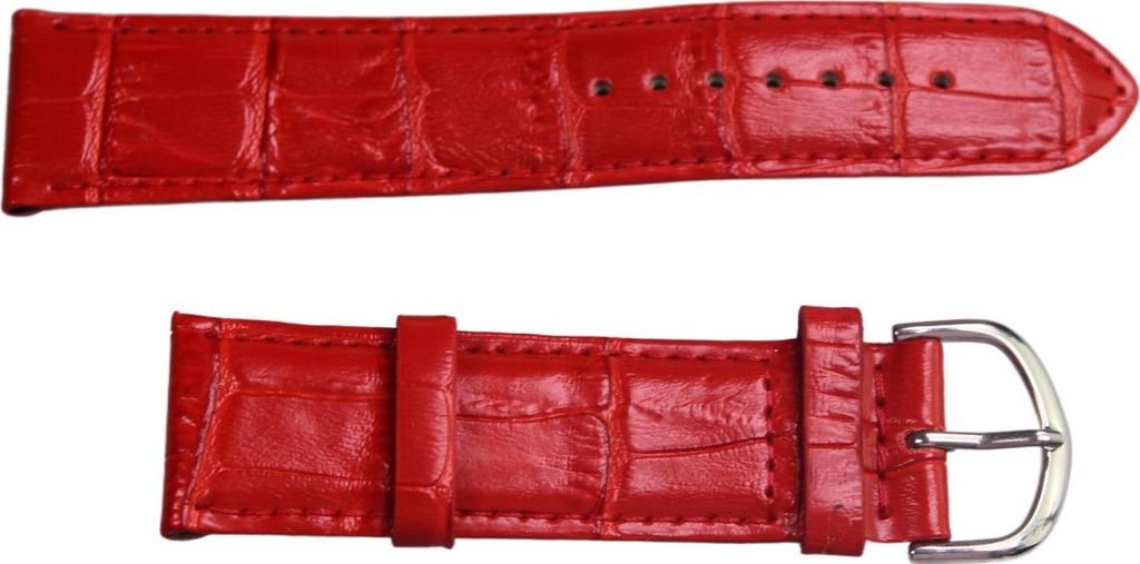 Uhrenband Rot 22 mm