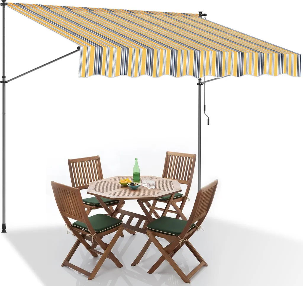 Tenda da Sole Economica 250cm Izrielar - No Foratura Balcone