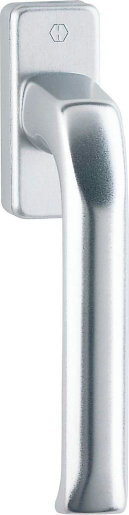 Klamka okienna London 013/U34 Aluminium F1/naturalna 32mm Zdjęcie produktu 