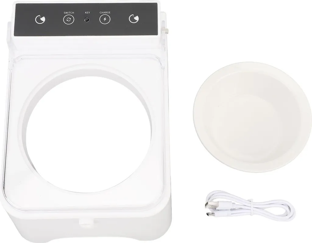 Gamelle hygiénique pour chat avec design surélevé et couvercle de protection