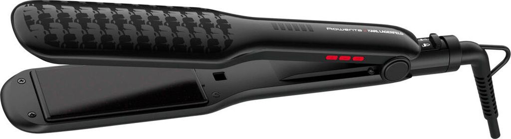 Rowenta X Karl Lagerfeld Haargltter Schwarz Keratin-Beschichtung Schnellheizung