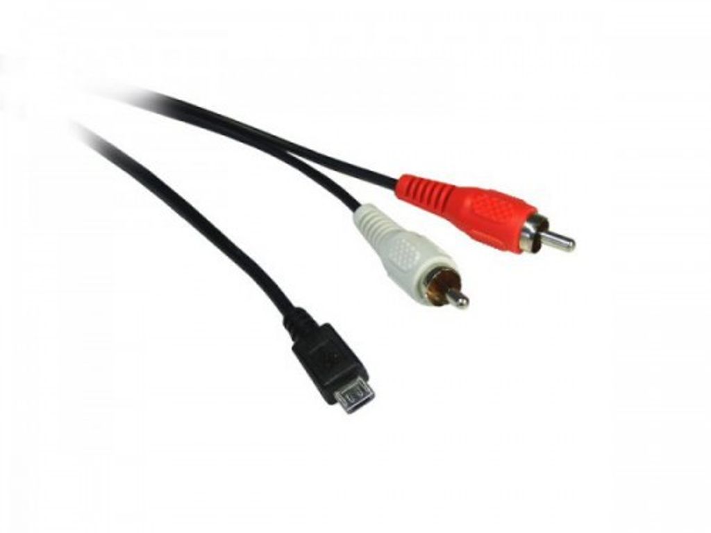 OTB Musikkabel - Micro-USB --> Cinch Produktbild 