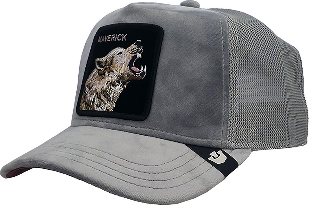 Goorin Bros. Trucker Cap Velour Wolf gloss